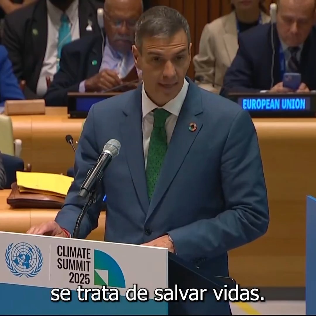 España se adherirá a la Iniciativa Global para la Integridad de la Información sobre Cambio Climático. Se trata de salvar vidas.