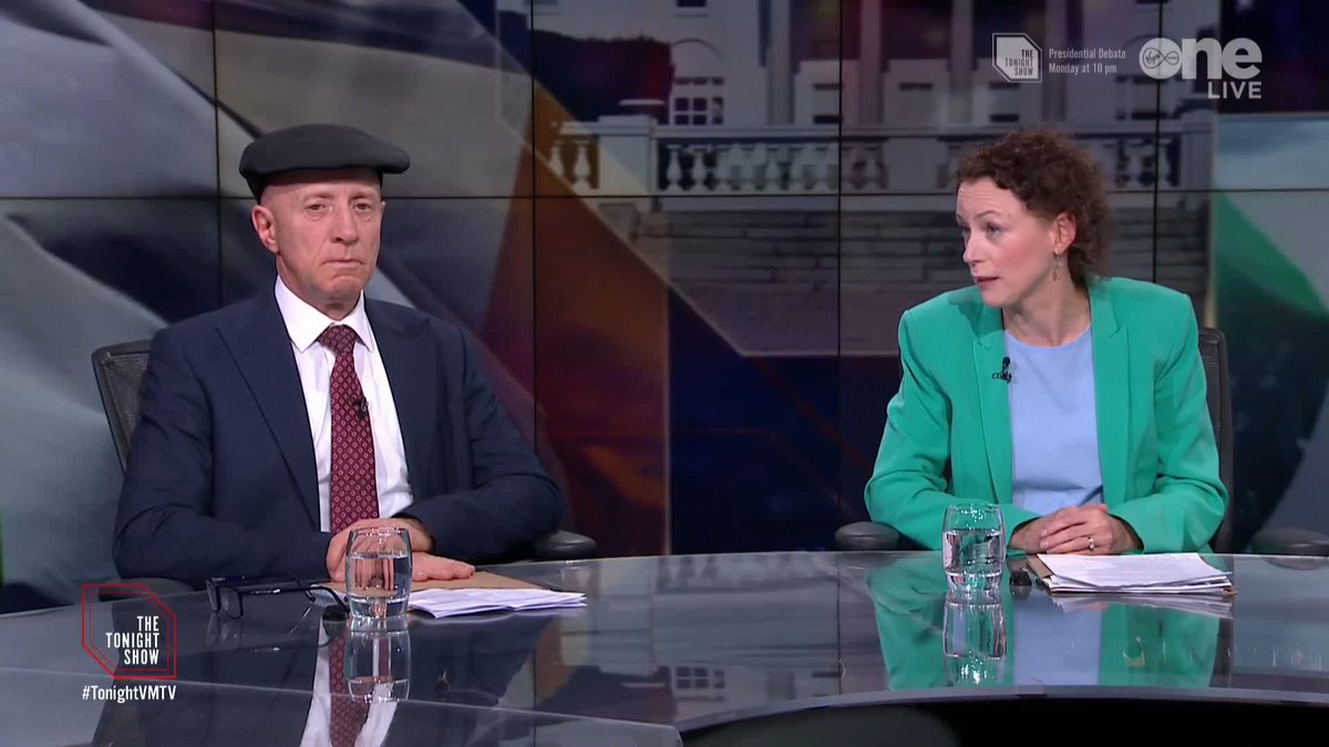 🗣️ "There's three running, you know, in the election and I think there is a lot of choice there," - Marie Sherlock TD 🗣️ "There's not that much choice," - Kieran Cuddihy #TonightVMTV
