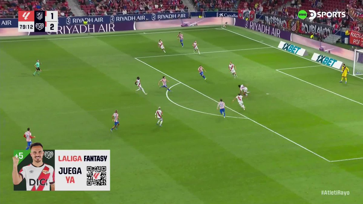 🇦🇷 CABEZAZO DE SIMEONE, REBOTE DE BATALLA Y DOBLETE DE JULIÁN ÁLVAREZ PARA EL 2-2 ENTRE ATLETI Y RAYO VALLECANO. Qué partidazo. 🇪🇸😮‍💨
