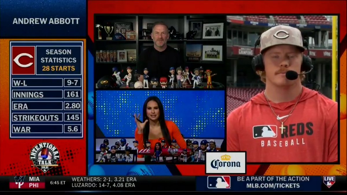 "We're living the dream... the games mean so much and the city rallies behind us. It just speaks to the volumes of Cincinnati." Andrew Abbott discusses what this season means to him as the Cincinnati Reds play for a Postseason spot down the stretch! MLB Network + Corona USA