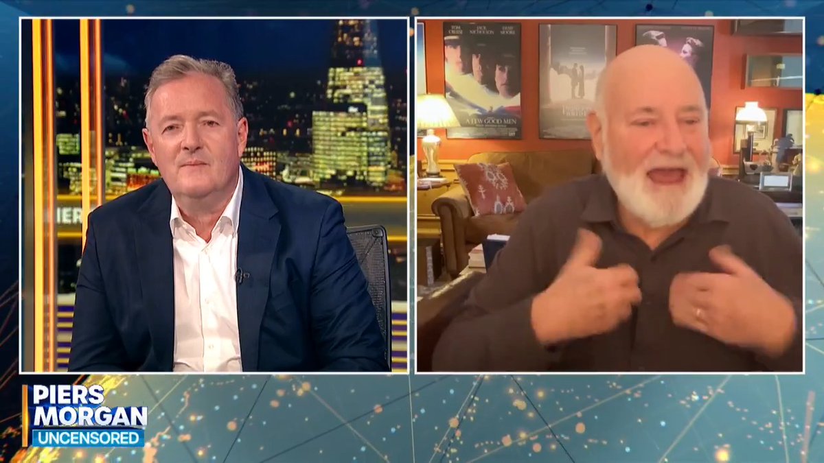 "I never, ever said to Doug Emhoff, ‘It’s your fault’. That’s ludicrous!" Film director Rob Reiner tells Piers Morgan Kamala Harris' account of what he said in her book is not true. Full interview coming to Uncensored on Friday. Piers Morgan | Rob Reiner