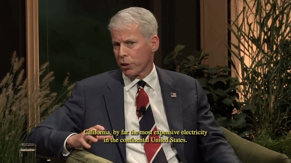 Secretary Wright: The leaders in offshore wind development are also some of the leaders in higher electricity prices. President Trump is embracing a different path.