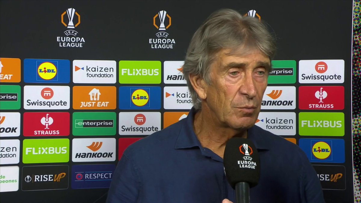 "Nottingham Forest are one of the best teams in the Europa League" 👏 Manuel Pellegrini reflects on Real Betis’ hard-fought draw 🤝 🎙️ Matt Smith | 📺 TNT Sports &amp; discovery+ UK