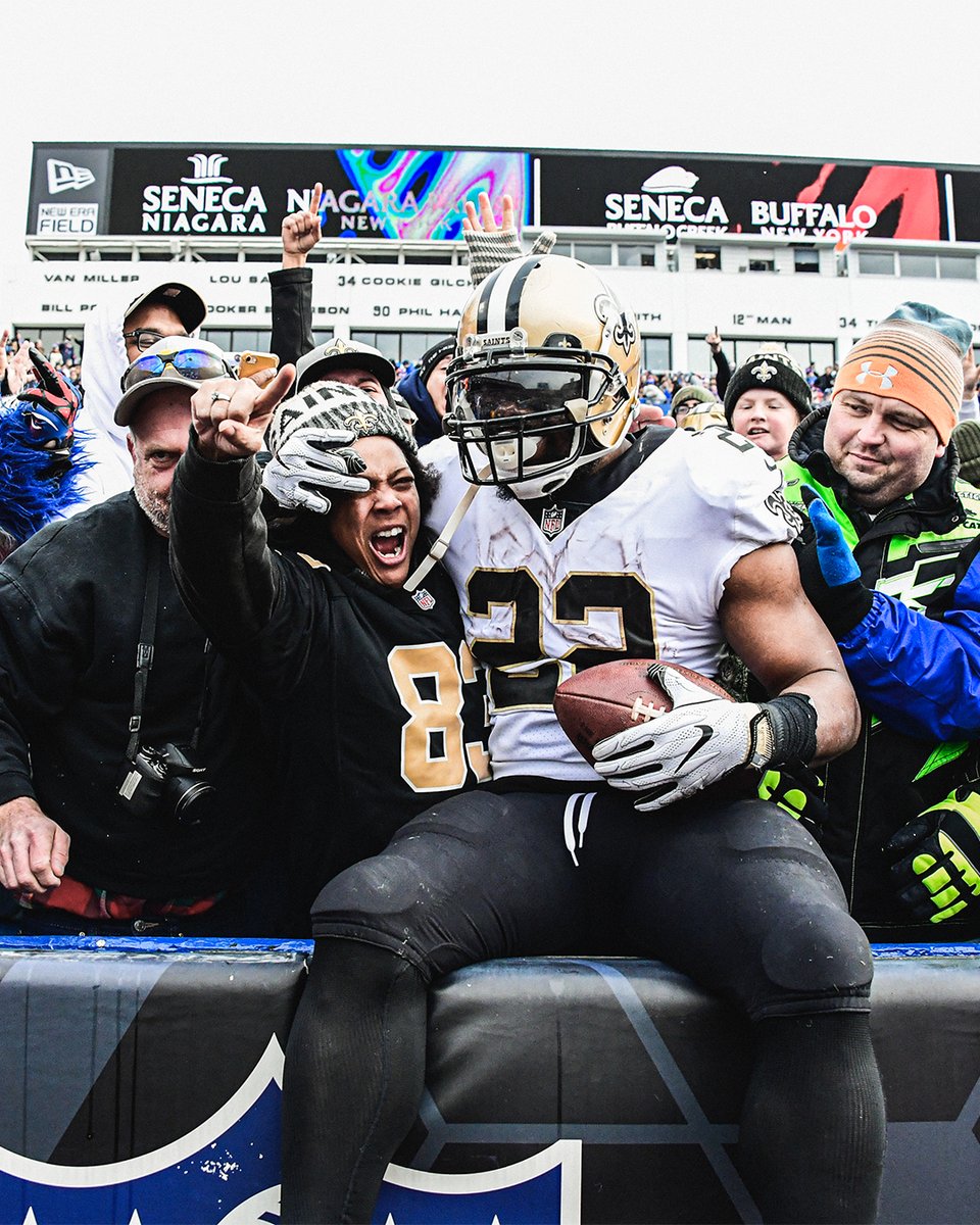 Last time out in Buffalo: Mark Ingram II went off for 131 yards and 3 TDs in a 47-10 victory 🔥 📺 #NOvsBUF Sunday at Noon on CBS