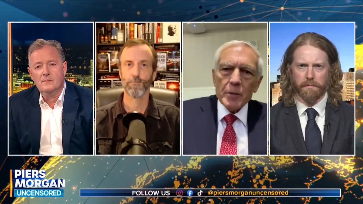"President Trump has recognized that he's not going to be able to charm Putin into ending this war." General Wes Clark comments on the dramatic change in the President's rhetoric on the Ukraine-Russia war. Watch more 👇 📺 Piers Morgan | Wes Clark