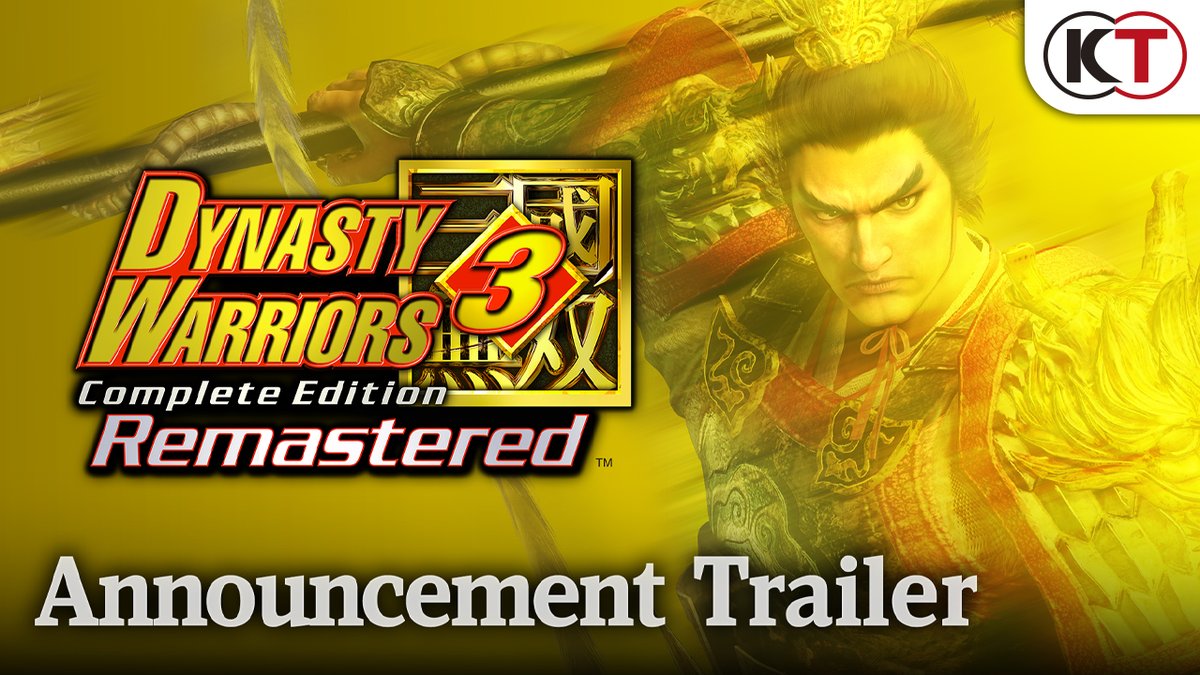 A Warrior Worth A Thousand Reforged “DYNASTY WARRIORS 3: Complete Edition Remastered“ The release date is set for Thursday, March 19, 2026. Aim for the peak of 1 vs. 1,000 action in this even more thrilling revival.