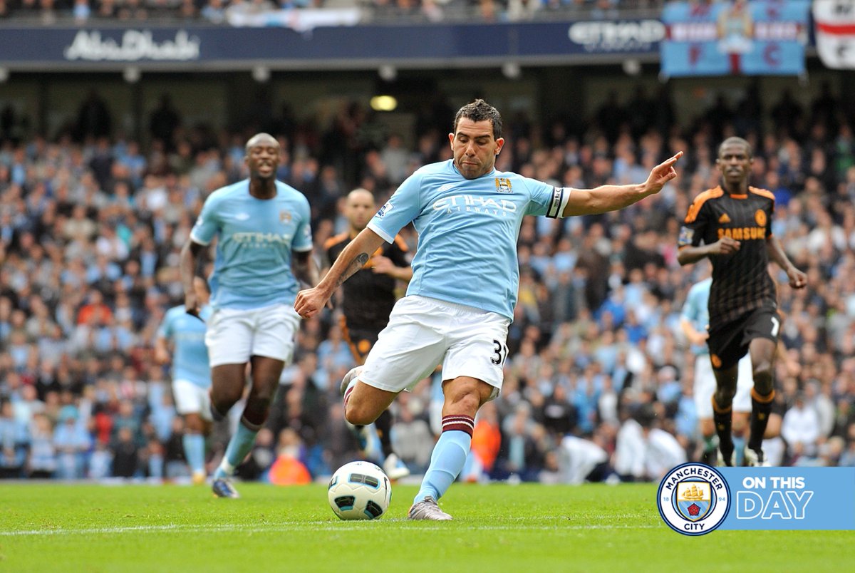 #OnThisDay: #ManCity 1-0 Chelsea [2010] ⚽️ [59'] Carlitos Tevez