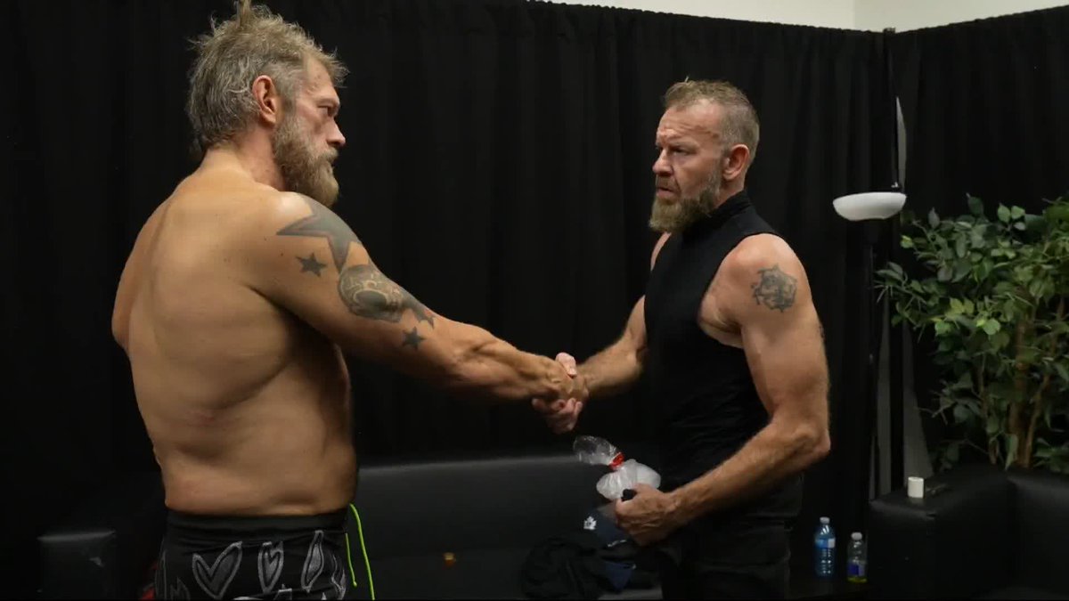 Last Saturday at #AEWAllOut, after the disgusting actions by FTR toward Beth Copeland, Jay 'Christian' Reso urged Adam Copeland to focus on his family! Watch #AEWDynamite LIVE on TBS & HBO Max