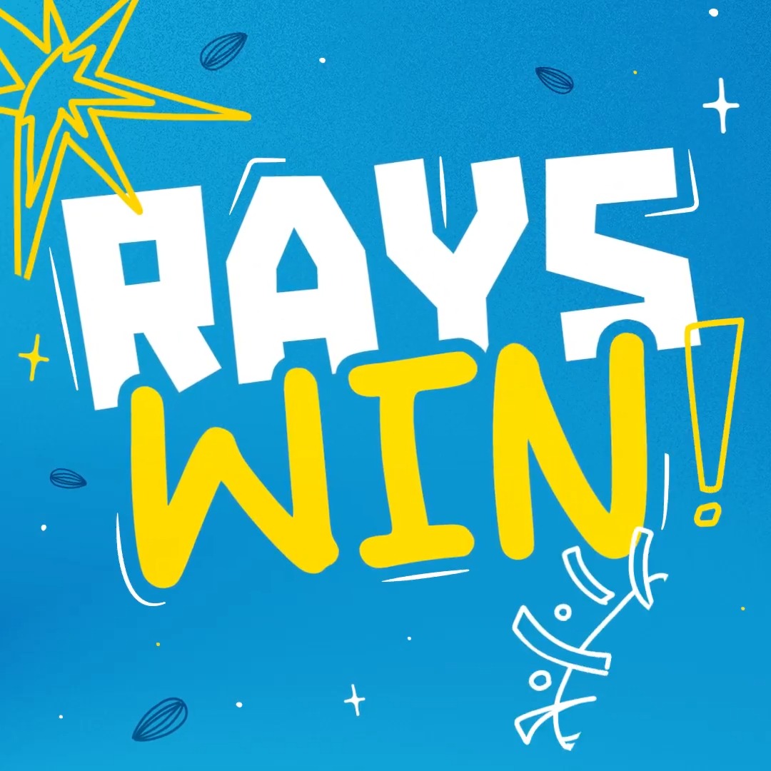 Orange ya glad ⬇️ #RaysWin | #RaysUp