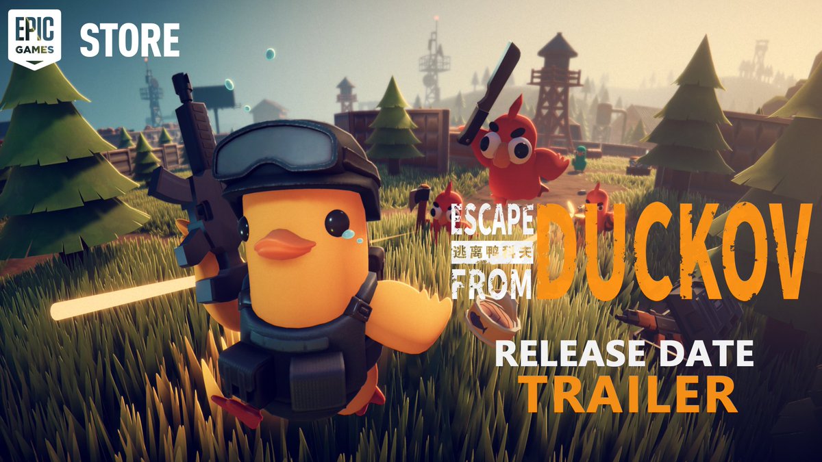 The wait for Escape From Duckov is almost over! 🐥💥 Don't let the adorable looks fool you. This is a fight for survival. Secure the best loot in this top down PvE extraction-looter-shooter. The duck-pocalypse begins October 16. Wishlist now: Escape from Duckov