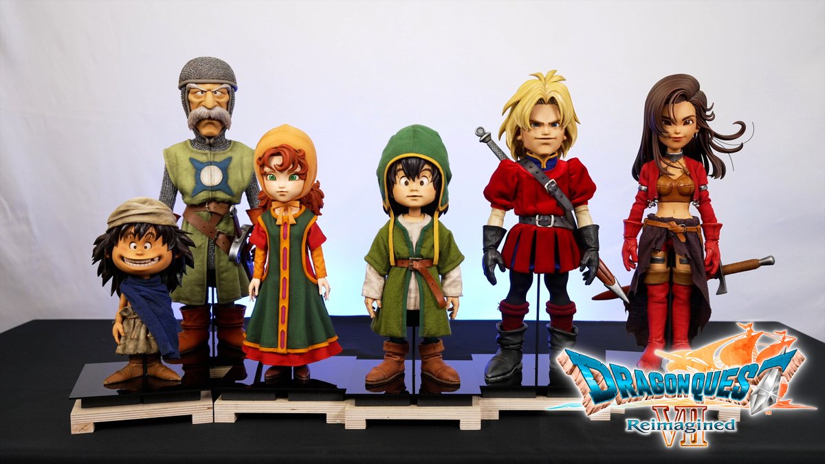 『ドラゴンクエストVII Reimagined』 ドールルックのメイキング映像を公開! #DQ7R のルックがどのようにして誕生したのか、是非ご覧ください👀✨ 本日より開催されている #TGS2025 では ドールの実物も展示中です😊