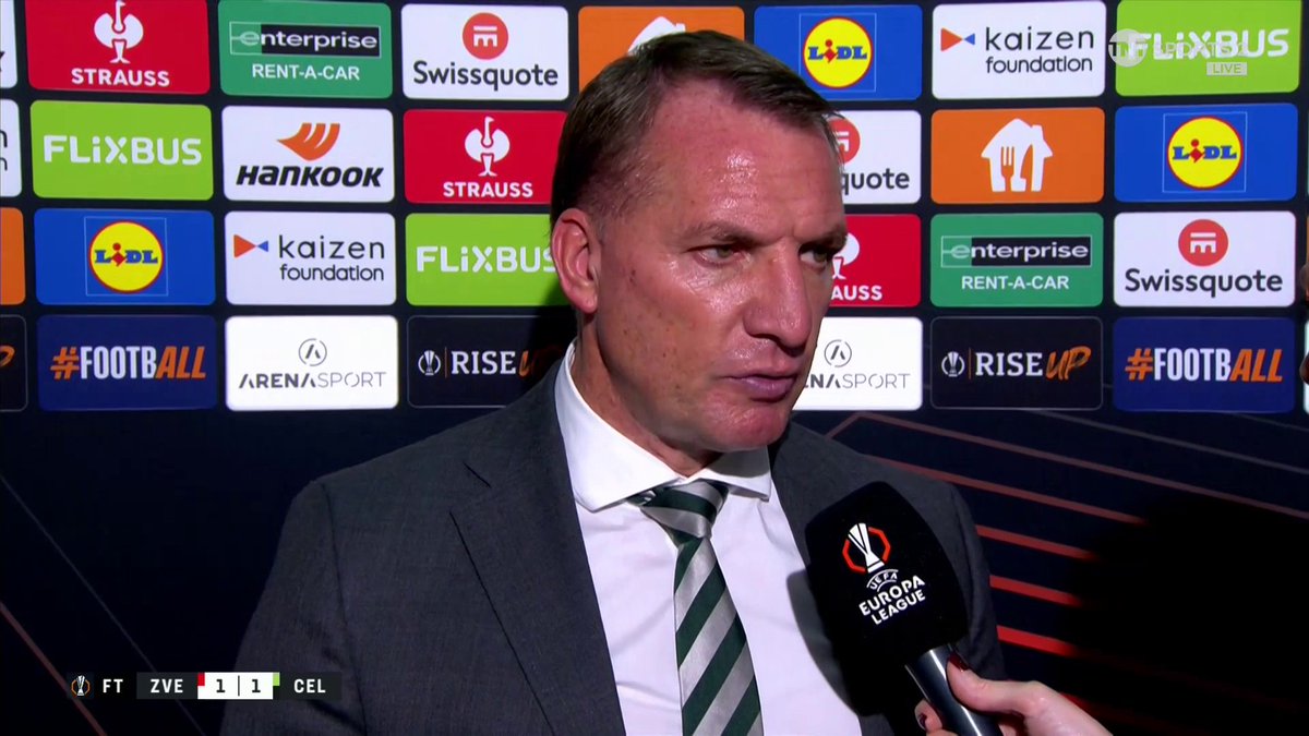 “There needs to be a bit of realism.” Brendan Rodgers on a good point in Belgrade last night. I agree, but we need to shuffle the midfield pack as last night’s starters aren’t working as a unit.