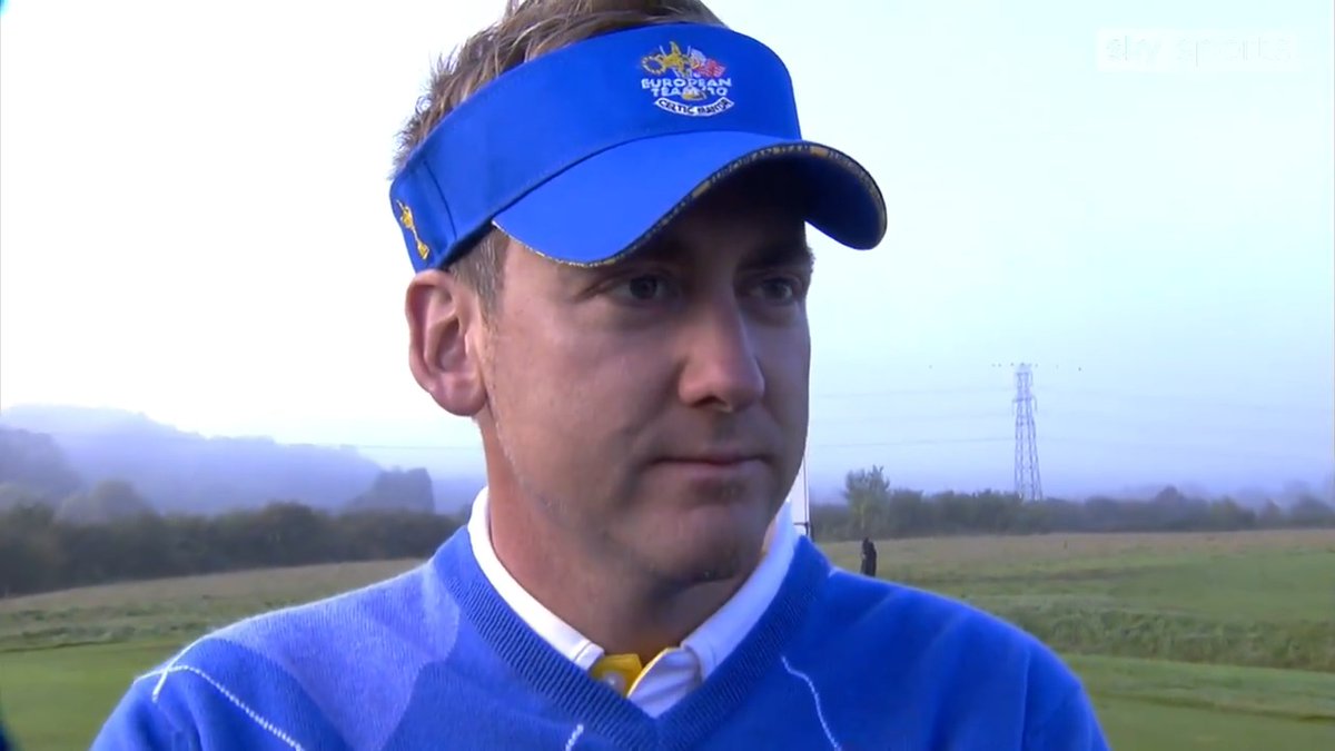 Poults before the 2010 singles: “I live for the Ryder cup, that’s why I’m here. I will deliver a point.” Tim: “That’s very confident you’re absolutely convinced you’re gonna win.” Poults: “I will deliver a point.” He then dispatched Kuchar 5&amp;4 👊🇪🇺