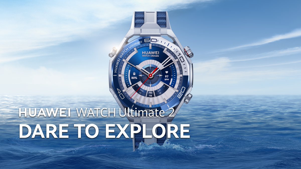 The new HUAWEI WATCH Ultimate 2 dares you to explore and go beyond limits. Crafted from upgraded Zirconium-based Liquid Metal, it's a perfect harmony of exquisite craftsmanship and cutting-edge technology.