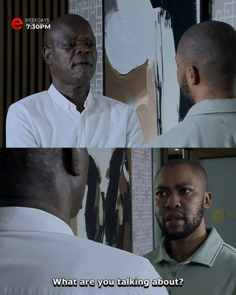 The More household has truly seen it all.😔Tiro will be slipping back into Dino’s shadow, ke solofela gore ga a bolaye Thalitha tle! #etvScandal