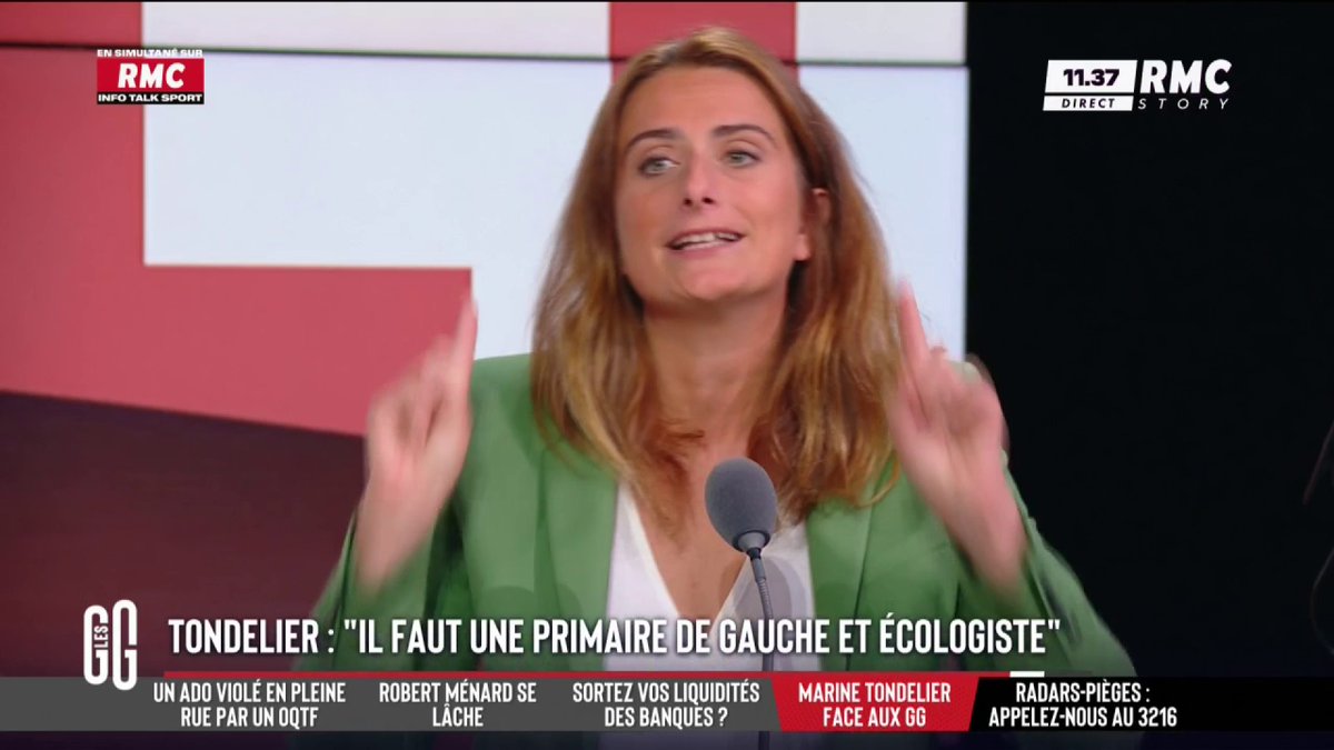 💥 Marine Tondelier : "Si on ne choisit pas un seul candidat à gauche pour la présidentielle, on va laisser les fachos gagner." 💥 Barbara Lefebvre : "Tout le monde jette des anathèmes, vous êtes la première à en recevoir. Il faut arrêter de coller des étiquettes." #GGRMC