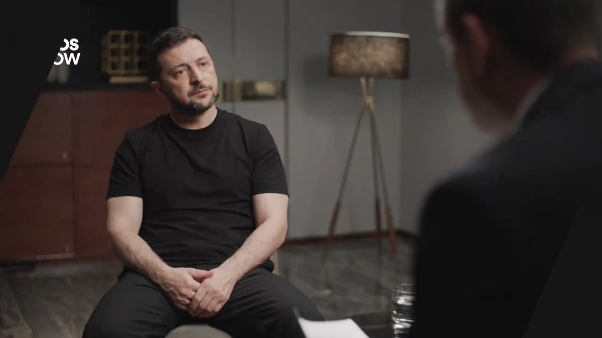 🇺🇦 NEW: Ukrainian President Volodymyr Zelensky tells Barak Ravid on The Axios Show that he's "ready" to leave office once the war ends and would hold elections during a ceasefire: "My goal is to finish the war."