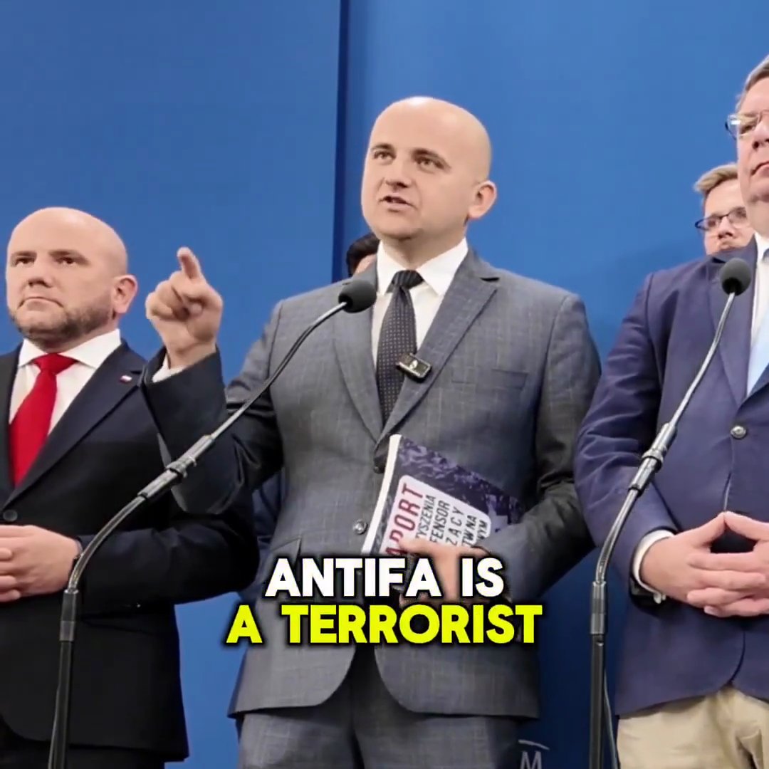 BREAKING: Following the Lead of President Trump, the Largest Polish Conservative Opposition Party, Law and Justice, Calls for Recognition of Antifa as a Terrorist Organization in Poland and the EU! "We're calling for organizations that use violence in the public sphere to be recognized in Poland and the European Union as terrorist organizations."