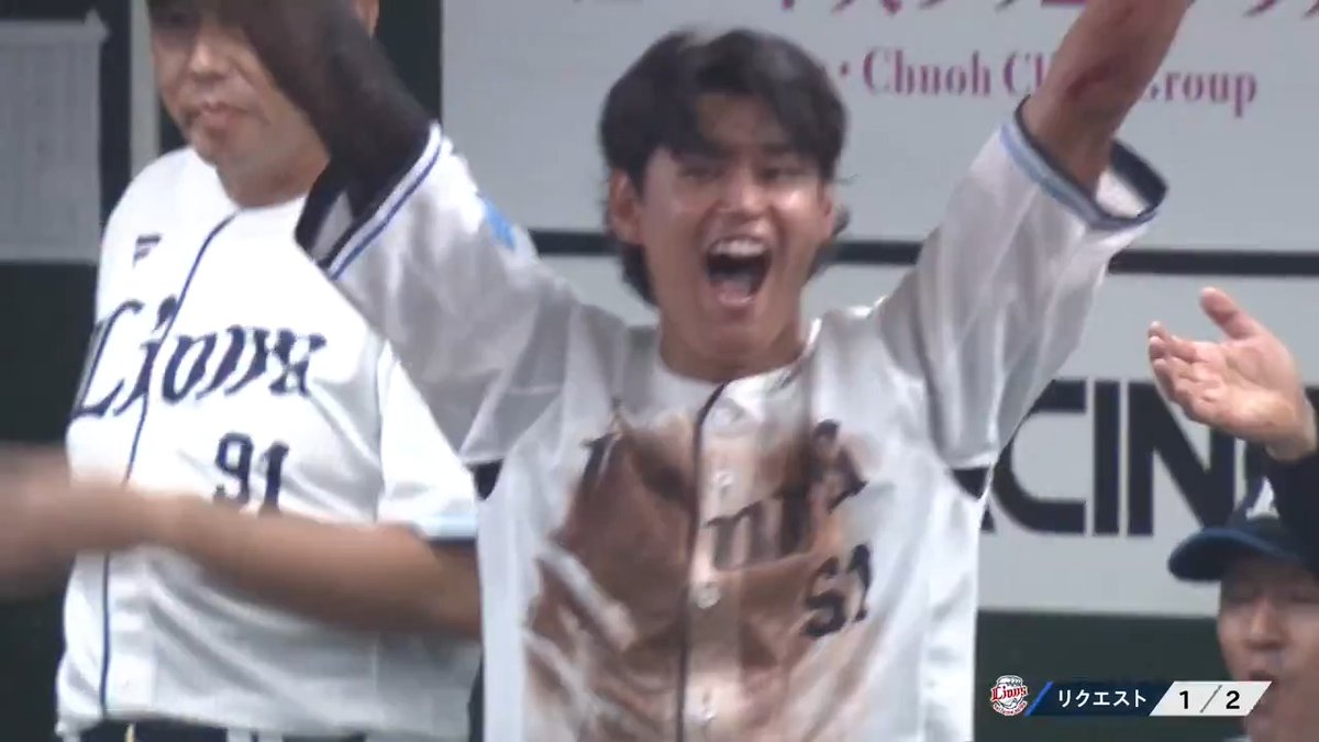#滝澤夏央 選手が適時打を放つ! #西川愛也 選手の好走塁もあり、2点を奪います! #埼玉西武ライオンズ #seibulions #ALLONE #圧倒的至近距離