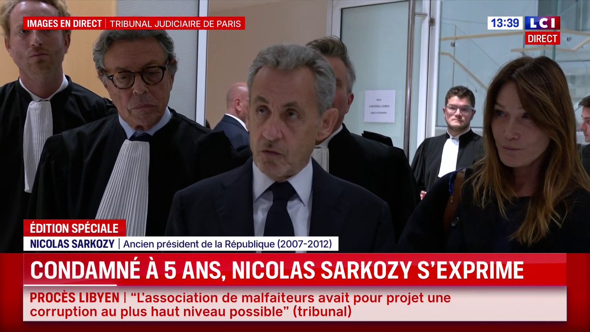 🚨🇫🇷⚖️ FLASH | Nicolas Sarkozy PREND LA PAROLE : "Ce qui s’est passé aujourd’hui est d’une gravité extrême pour l’État de droit".