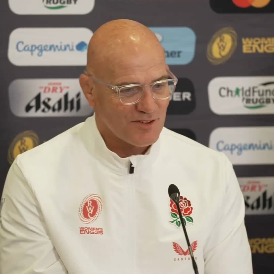 "Now we have the opportunity to finish something!" England Head Coach John Mitchell speaks ahead of the Rugby World Cup final about how the Red Roses are feeling as they prepare to face Canada 🏉