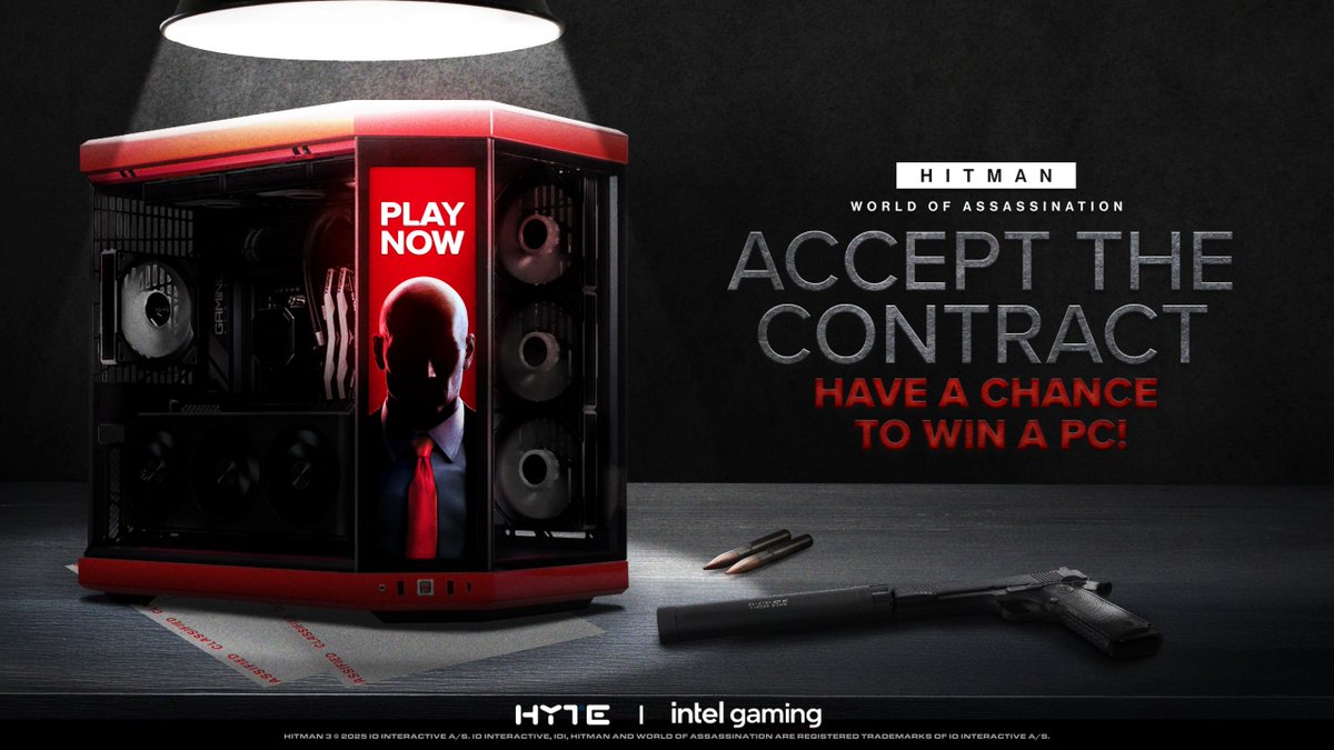 Agents, accept the contract and have a chance to win a PC! Together with HYTE and INTEL we are hosting a giveaway to give one lucky winner a new PC. Enter for a chance to win: Best of luck, Agents. #HITMAN #Agent47