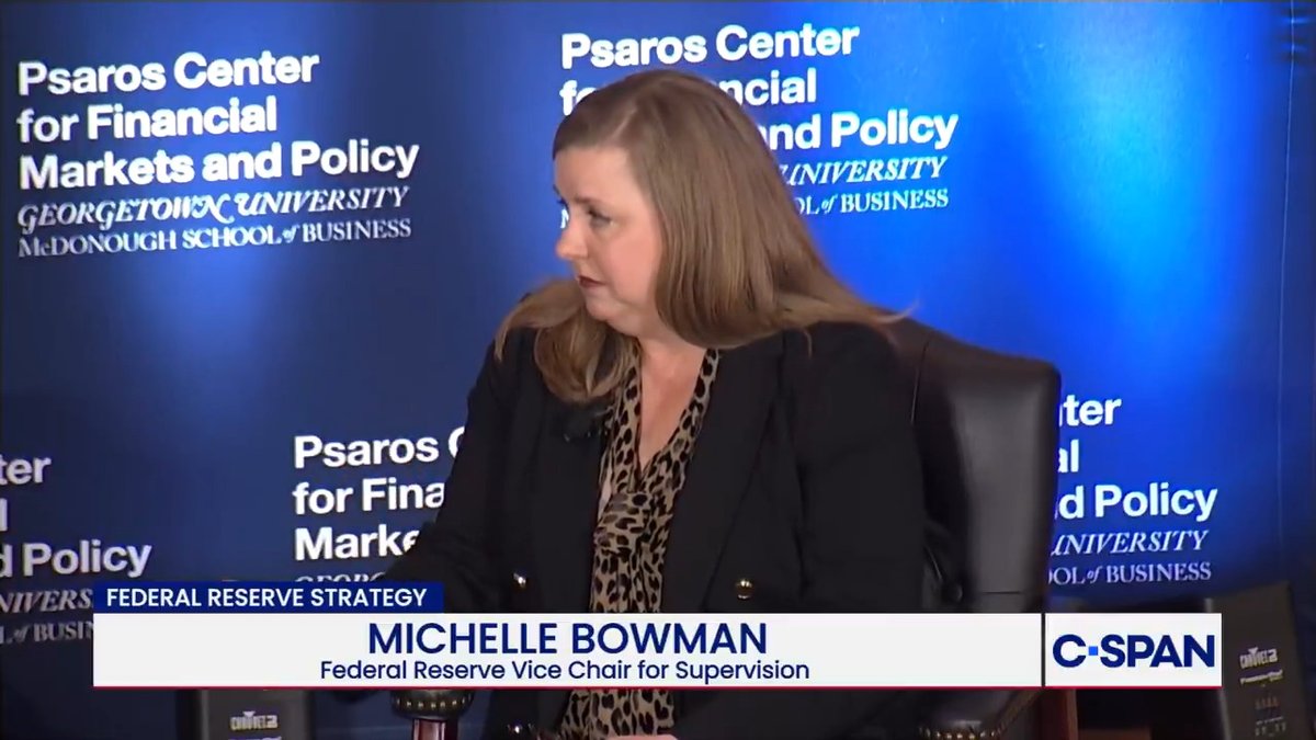 Federal Reserve Vice Chair of Supervision Michelle Bowman: "We may come to see three rate cuts by the end of this year."