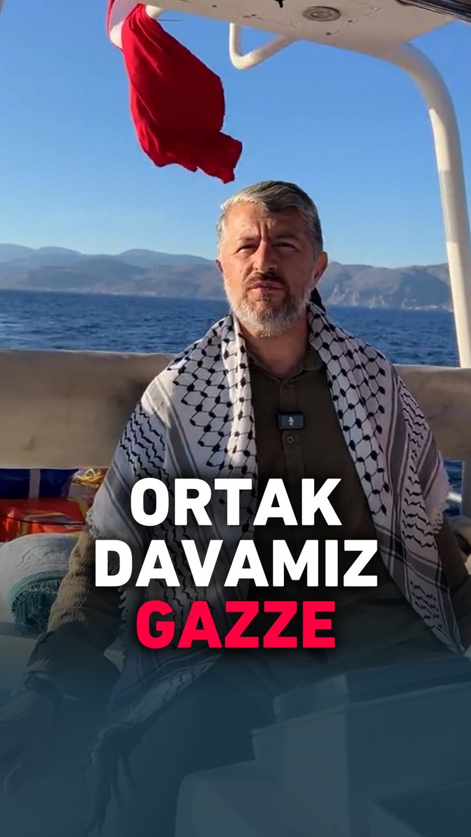 Dünyanın farklı ülkelerinden, farklı dillerde, farklı dinlerde, farklı mesleklerde kardeşlerimizleyiz ama ortak davamız Gazze. #GlobalSumudFlotilla #GlobalMovementtoGaza #FreePalestine #SailToGaza