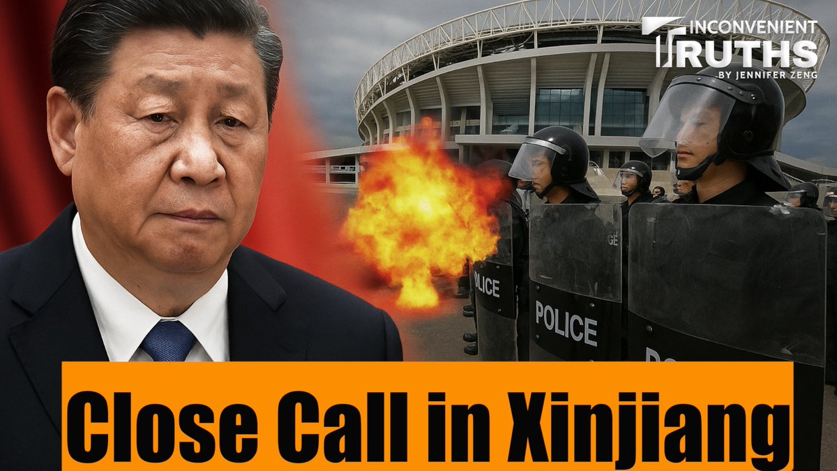 🚨 BOMBSHELL EXCLUSIVE 🚨 Xi Jinping was nearly hit by a suspected bomb attack in Xinjiang. The CCP’s big 70th anniversary celebration for the region suddenly changed venues, parades were canceled, and security forces rushed in from across China. Why was Xi so shaken? What really happened behind the scenes?👇