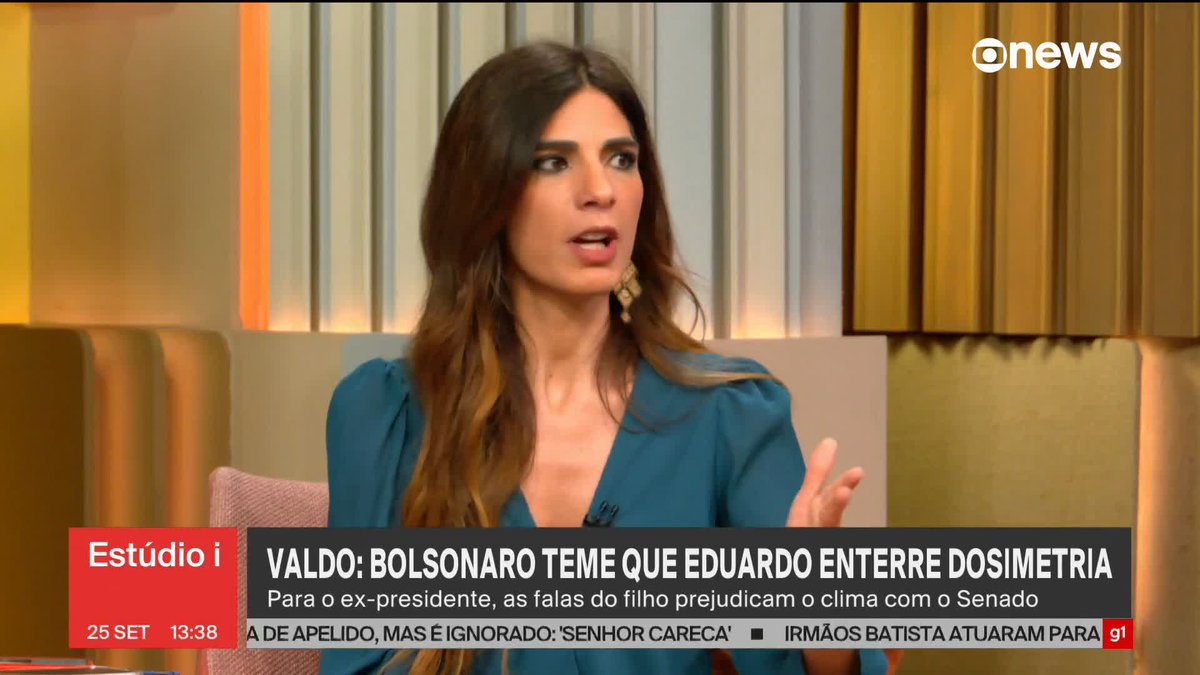.Andréia Sadi: aliados de Bolsonaro se irritam com Eduardo e temem que ele “imploda” acordo no Congresso. Há o entendimento de que o deputado foi longe demais nas articulações nos Estados Unidos. #Estúdioi ➡ Assista à #GloboNews: