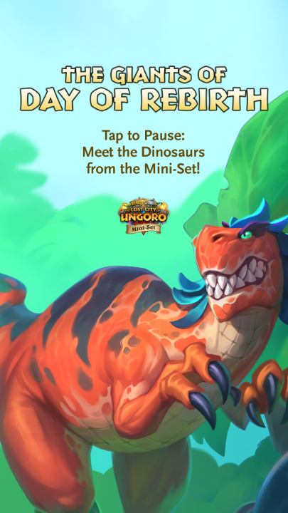 Tap to pause and meet your Dinosaur! Let us know which Dinosaur you got 🦕