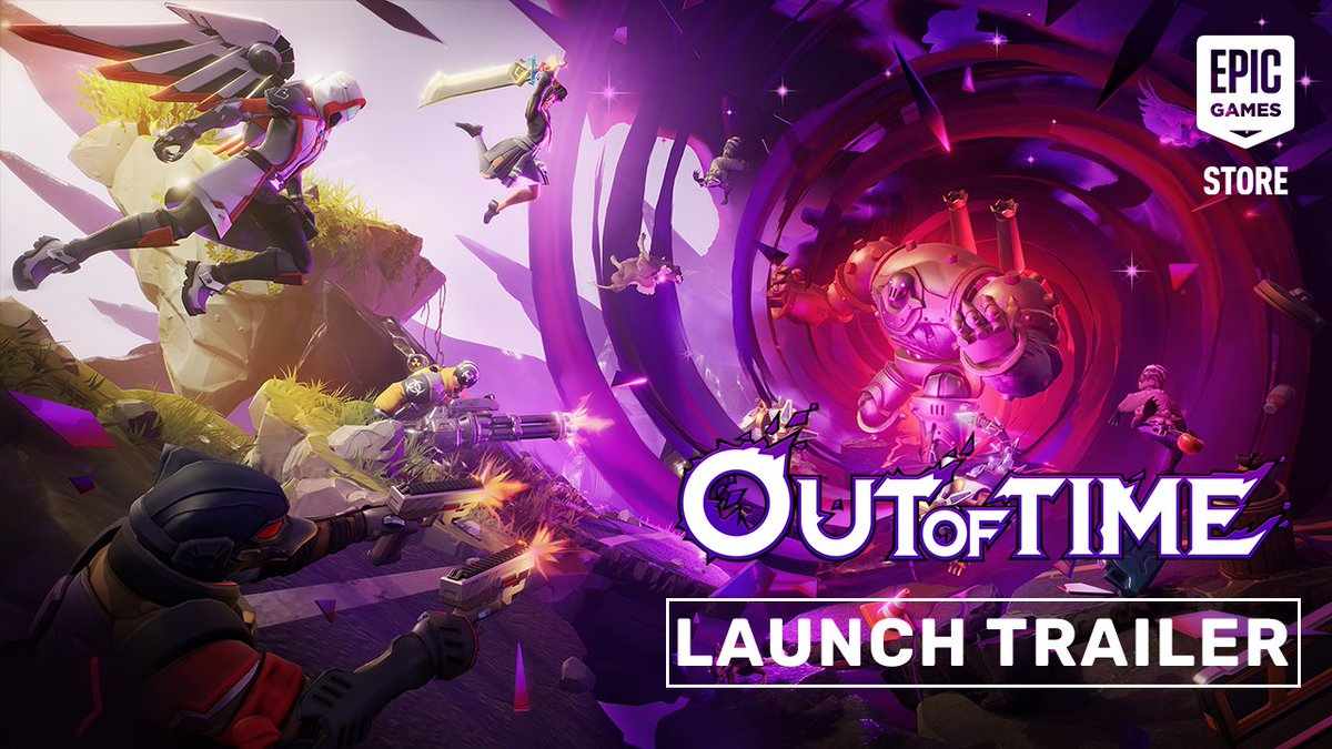 The timelines have shattered. Chaos awaits. Out of Time ➡️ OUT NOW ON STEAM!, the new co-op roguelike, now available! Squad up today 🌀⚔