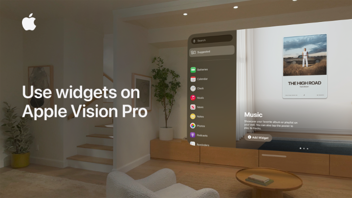 It’s your space. Decorate it how you like. 🖼️ You can add widgets that seamlessly blend into your physical space and reappear every time you put on Apple Vision Pro. Here’s how in #visionOS26.