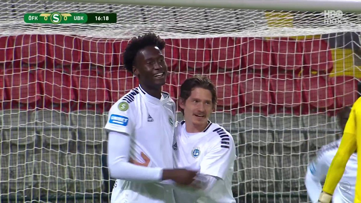 1-0 Utsikten mot ÖFK genom Mass Sise ⚪ 📲 Se matchen på HBO Max