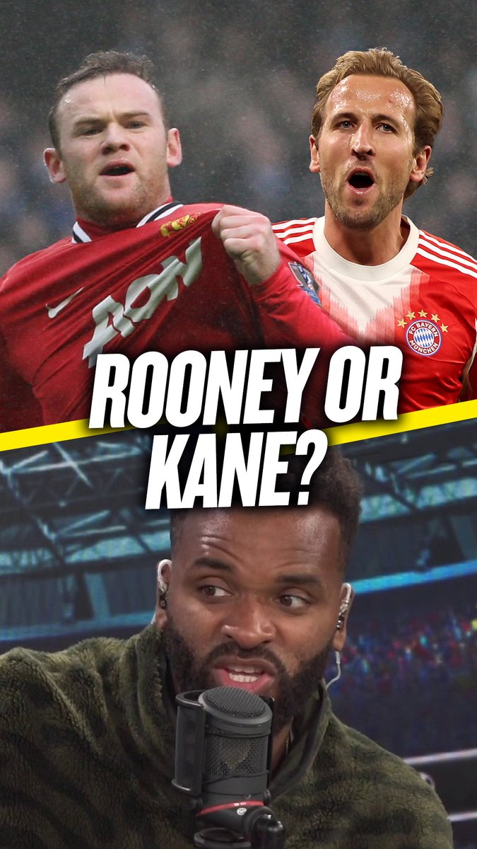 "In my era yes he is!" 👀😳 Darren Bent INSISTS Wayne Rooney is a BETTER all-round Footballer than Harry Kane! 😱⚽️