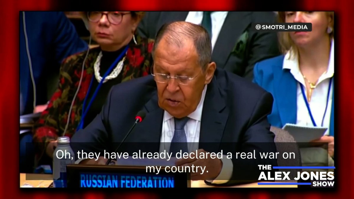 BREAKING WWIII UPDATE: Russia's Foreign Minister Lavrov Declares NATO & EU Are Now At War With Moscow! "NATO & The EU, Through Ukraine, Have Declared War On Russia And Are Directly Participating In It!" PLUS, Russia Denies Involvement With Drones Seen Flying Across NATO Nations, Including Poland & Denmark