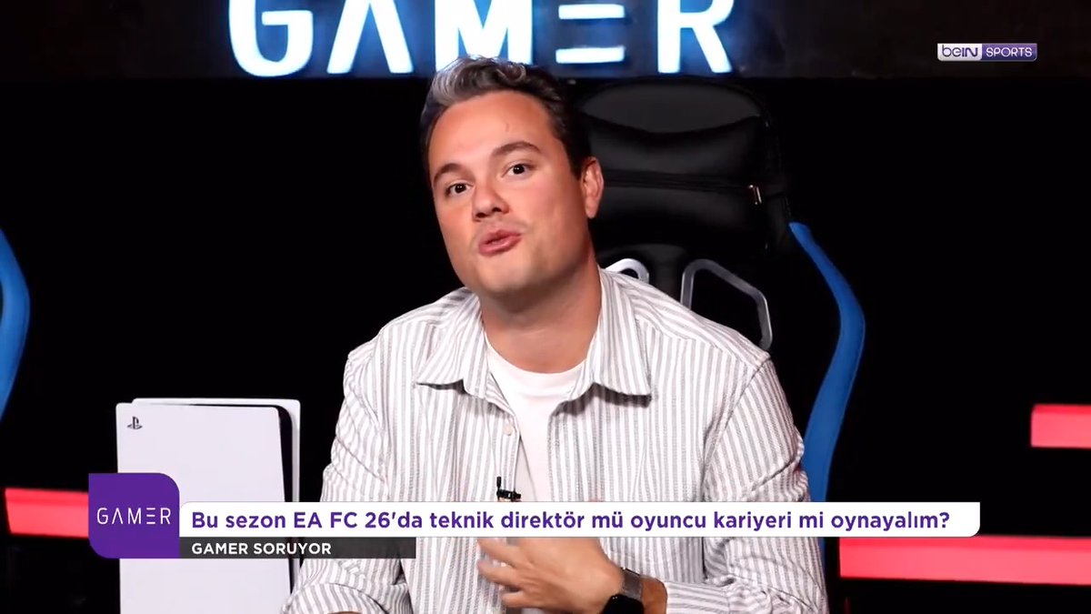 ❓ Tugay Kosova ve Erdem Bitik, oyunseverlere soruyor! #Gamer 🤔 "Bu sezon, EA FC 26'da teknik direktör kariyeri mi yoksa oyuncu kariyeri mi oynayalım?"