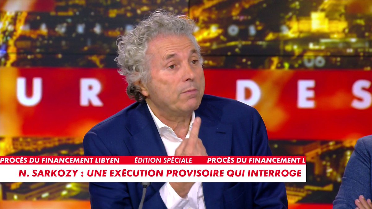 Alors que Nicolas Sarkozy a été condamné à cinq ans de prison avec mandat de dépôt à effet différé avec exécution provisoire, Gilles-William Goldnadel est scandalisé : «Je n'avais jamais vu cela dans mon existence d'avocat», dans #HDPros2