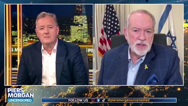 “You insult our partner, you’re insulting us!” Mike Huckabee doubles down on his comments referring to the relationship between the US and Israel as a marriage. 📺 Piers Morgan | Ambassador Mike Huckabee