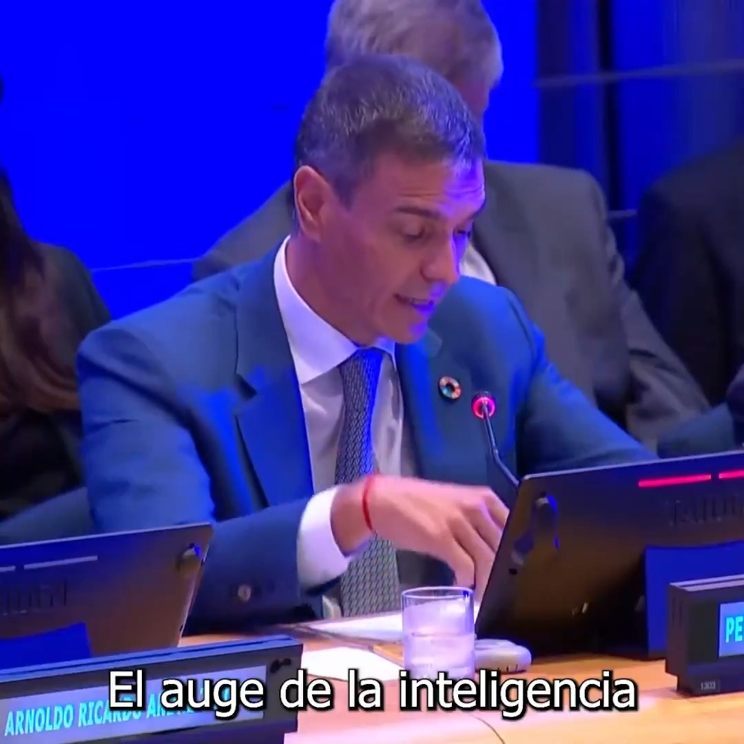 El auge de la Inteligencia Artificial es imparable, pero no puede ser ingobernable. Gobernémosla juntos, con United Nations en el centro. Ahí es donde encontrarán a España para afrontar este reto global.