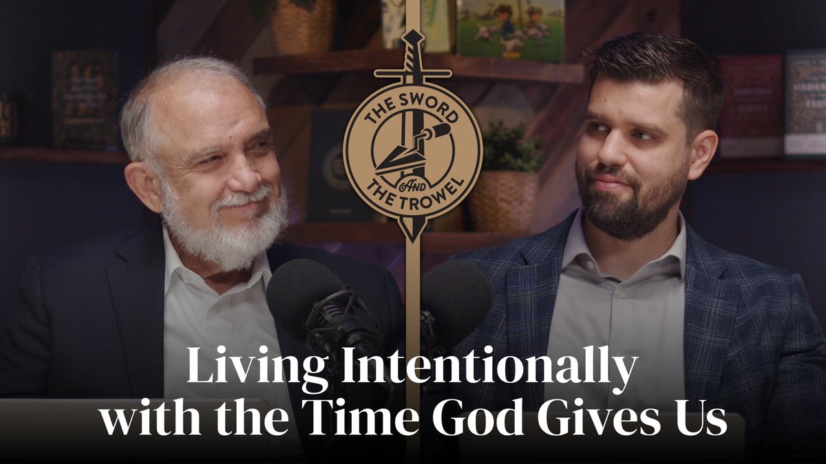 🎙️ FULL EPISODE: Today on The Sword & The Trowel podcast, Tom Ascol @tomascol and Graham Gunden discuss time and how as Christians we need to be diligent in stewarding the time and tasks that God has given to us. Available now wherever you get your podcasts!