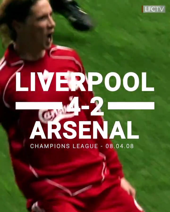 ⏮️ Liverpool 4-2 Arsenal | 8th April 2008 Sami Hyypia 30' Fernando Torres 69' Steven Gerrard 86' Ryan Babel 90' +2 A Champions League classic at Anfield from 2008. That Ryan Babel goal went off!