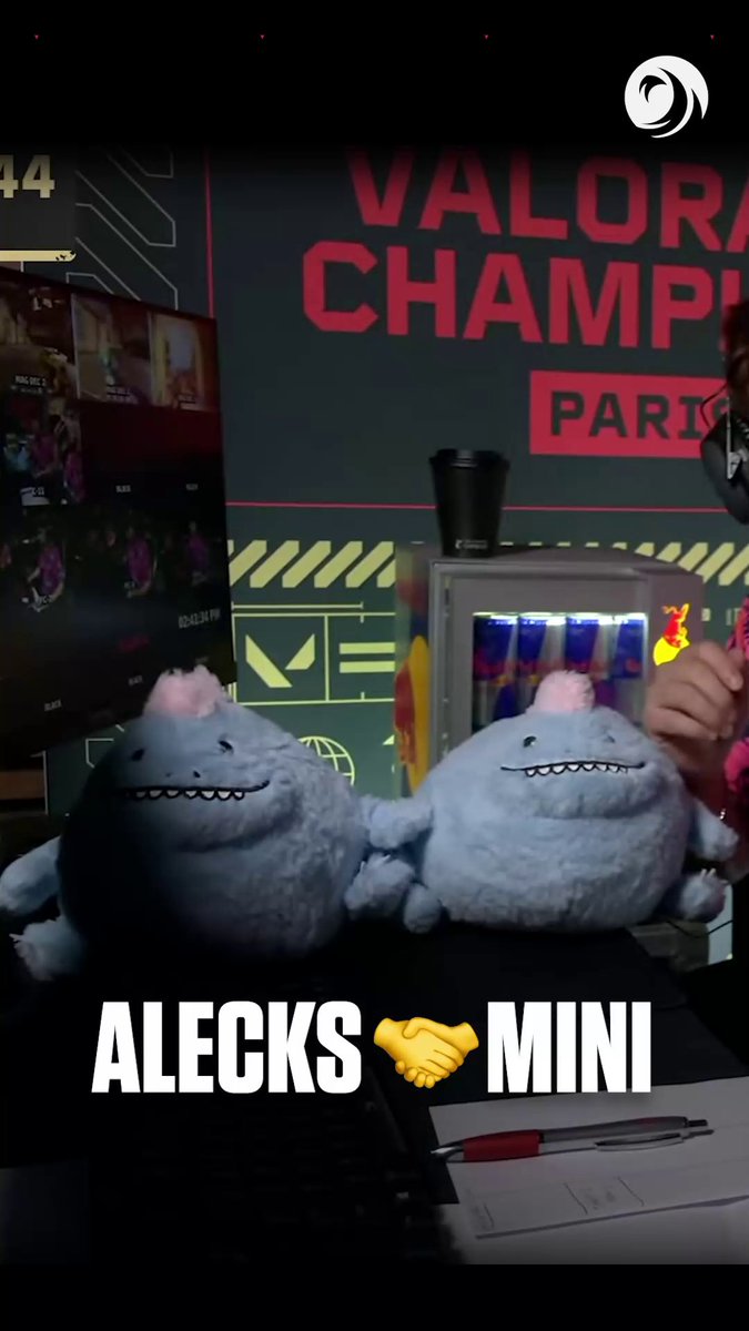 Choose your fighter: stressed alecks vs laughing mini 🧐
