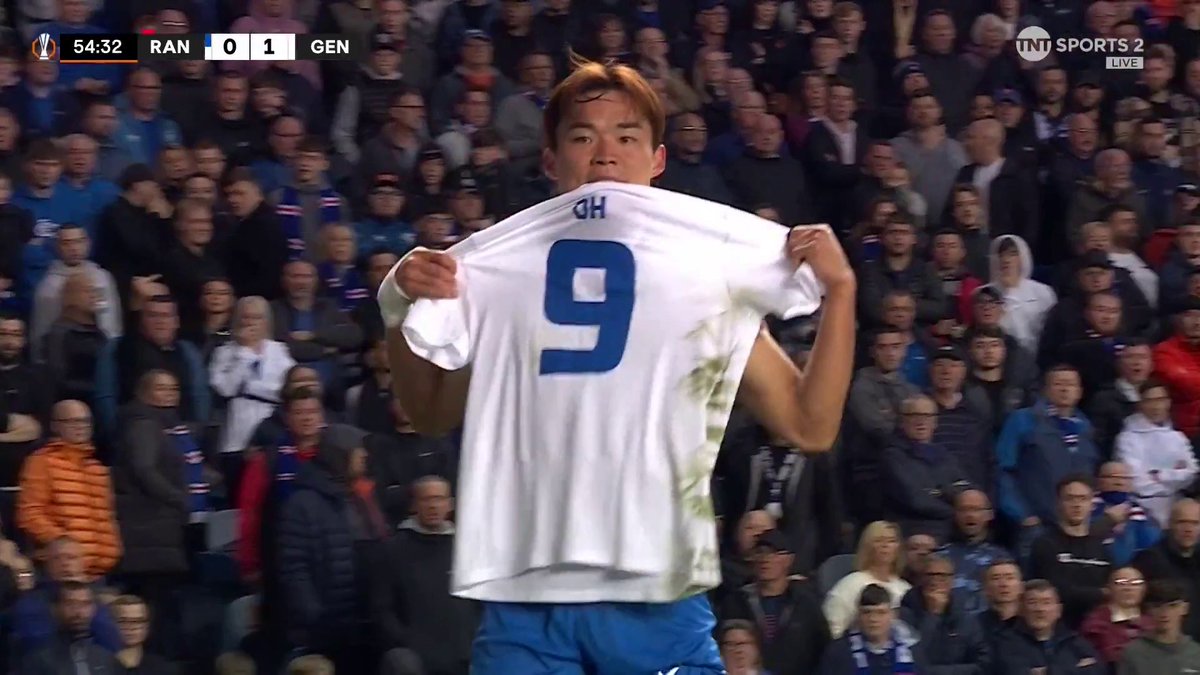 Former Celtic striker Oh gives Genk the lead over Rangers ⚡️ 📺 TNT Sports & discovery+ UK