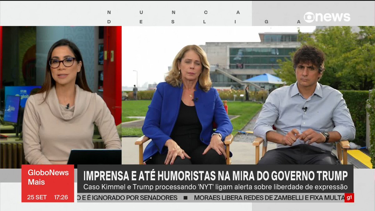.sandra coutinho: Função da imprensa é cobrar, mas não é isso que Donald Trump quer. #GloboNewsMais ➡Assista à #GloboNews: