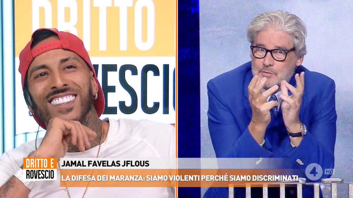 Perché distruggere le vetrine dei negozi durante le manifestazioni? Il botta e risposta tra Jamal Favelas Jflous e Paolo Del Debbio a #drittoerovescio