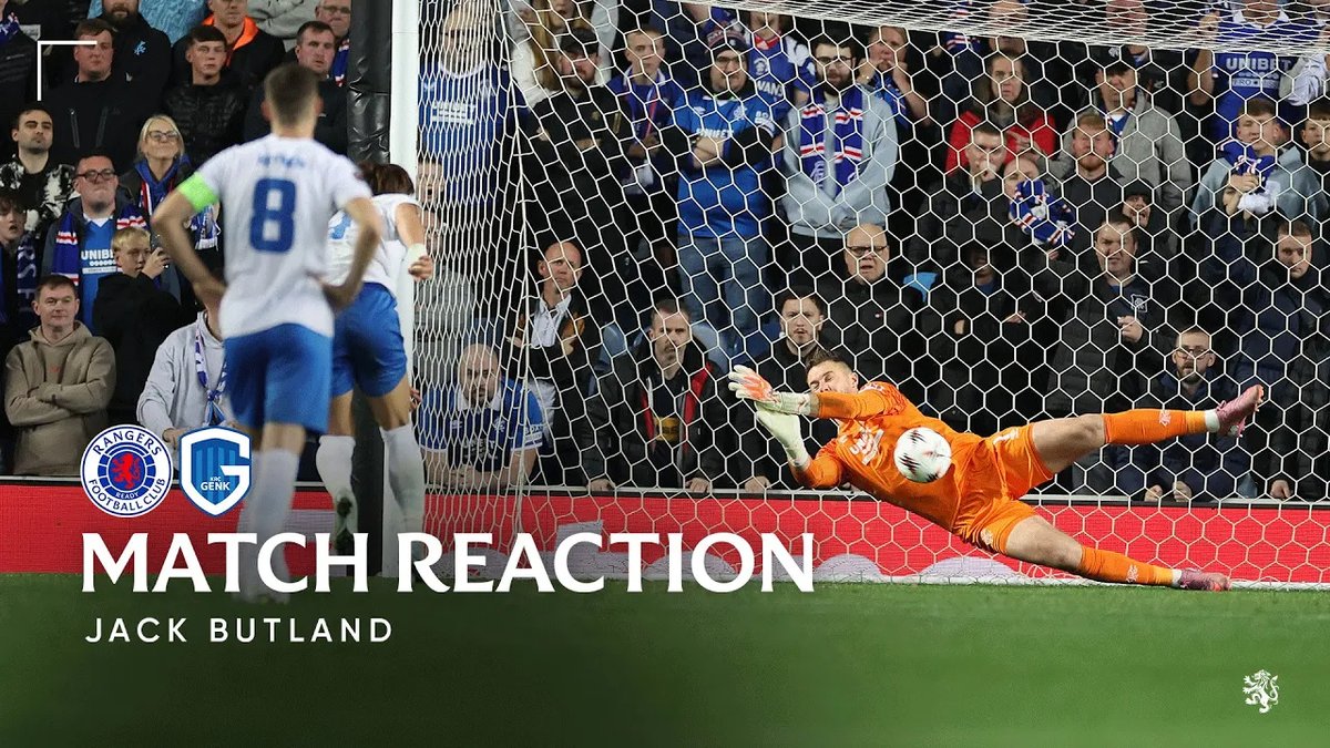 🎙️ Jack Butland spoke to RangersTV after tonight's game against Genk.