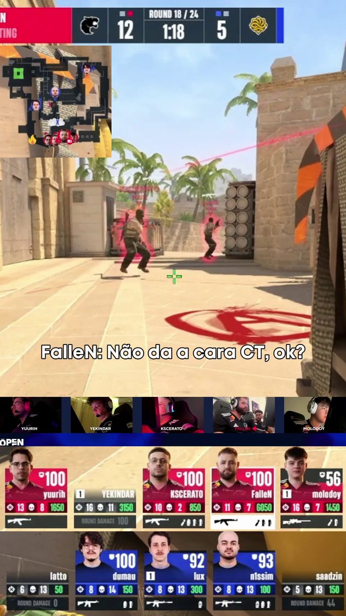 Comunicação da #FURIACS (na Blast) pra vocês ouvirem 🎙️