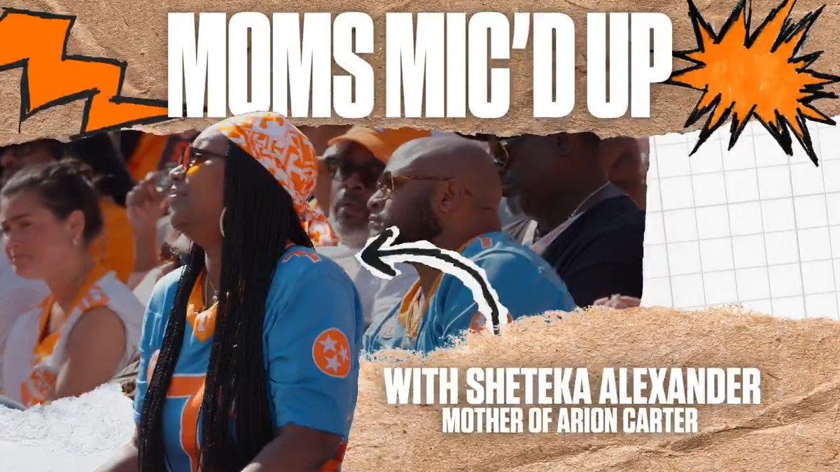 mic’d up Arion’s mom for game day 🎤 #GBO🍊