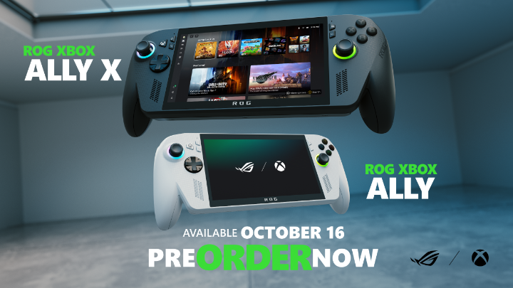 Ready to take your gaming anywhere? Pre-order the ROG Global Xbox Ally and ROG Xbox Ally X today: